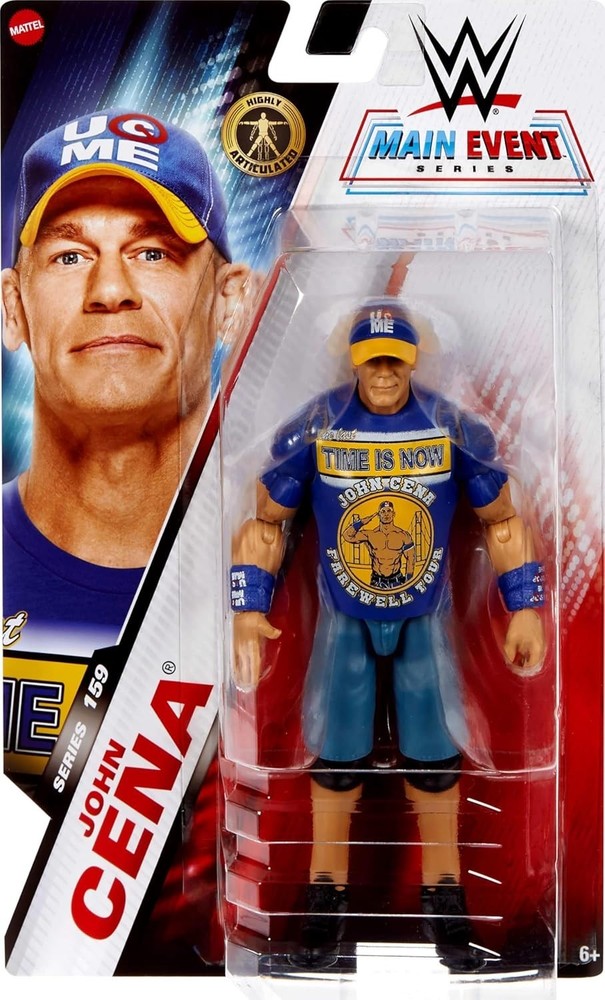 Mattel WWE John Cena Action Figure, Main Event Series #159, 6-inch Collectible S