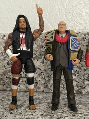 Custom WWE Elite Bloodline Lot Roman Solo Sikoa Jimmy Uso Jey Uso Paul Heyman