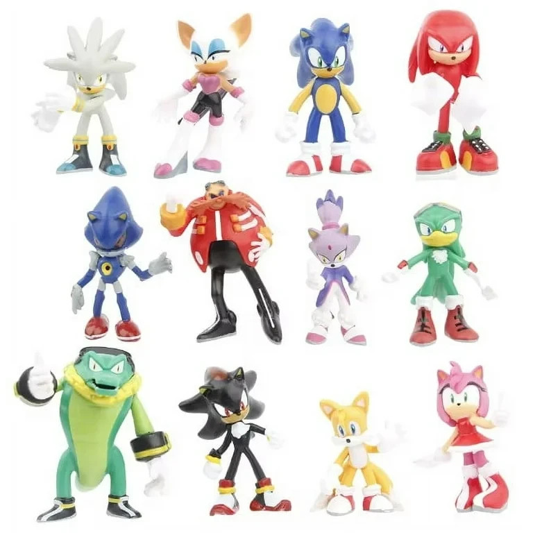Sonic the Hedgehog 2nd Gen Action Figures 12-Pack 2.5″ Collectible Toy Set