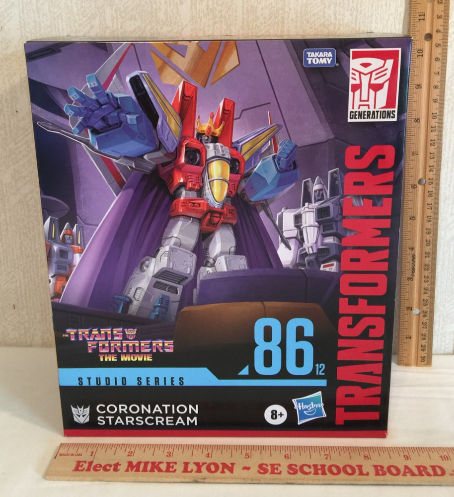 2022 Hasbro Transformers Studio Series CORONATION STARSCREAM 86-12 (H60)