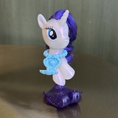 My Little Pony “RARITY” PEARLY Sea pony Movie (2017) Brushables G4 FIM