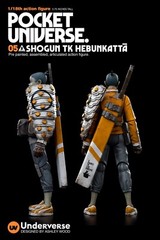 Underverse POCKET Ashley Wood Tomorrow Kings TK Hebunkatta 1/18 Action Figure