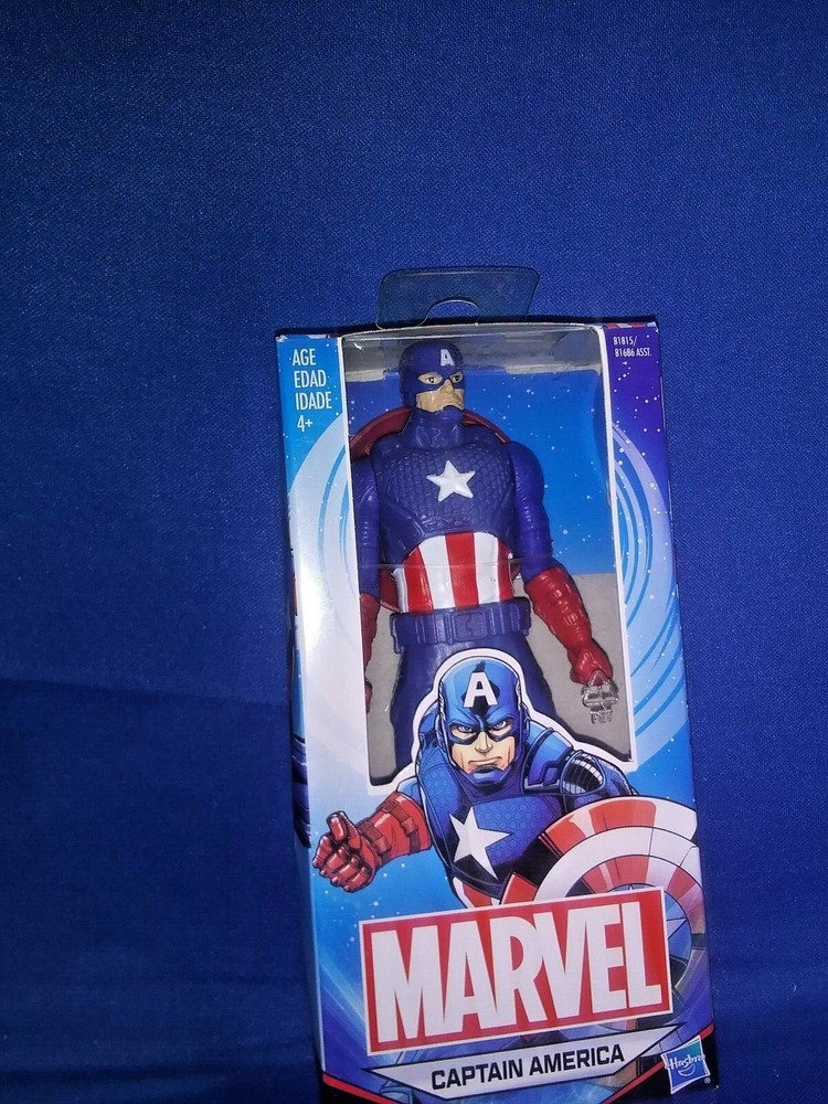 Marvel Captain America 6″ Action Figure Includes Shield Ages 4 & Up Hasbro