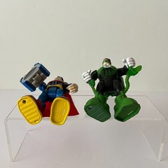 DC Comics Superman Green Lantern Talking Voice Hero World Fisher-Price TESTED
