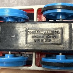 ERTL Britt Allcroft 1985 Thomas The Tank Engine Pull Back 7.5” Metal Train Works
