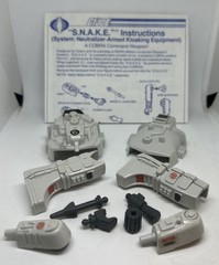 Vintage 1983 GI Joe Cobra S.N.A.K.E. Battle Armor w/Accessories & Blueprints