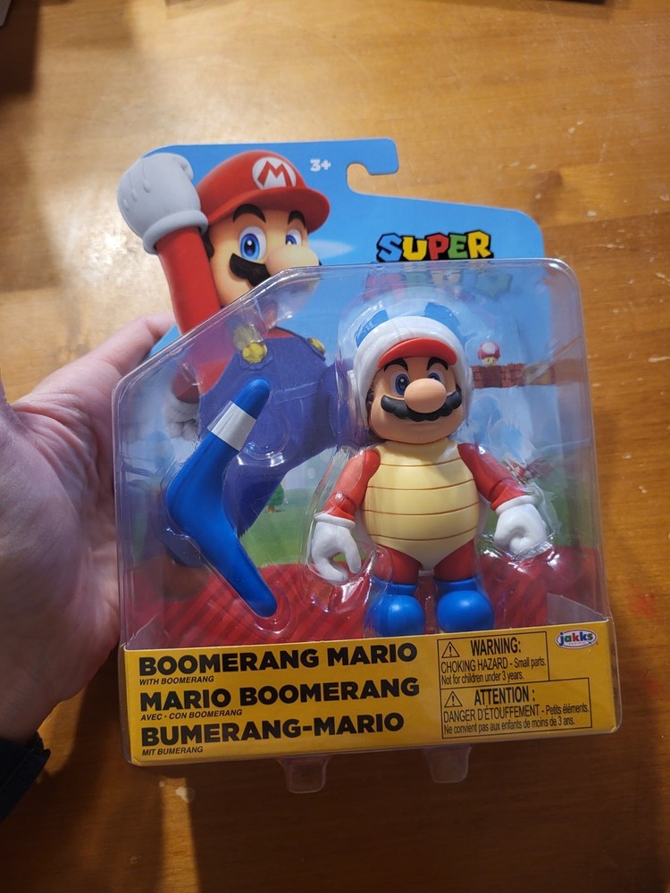 Super Mario BOOMERANG MARIO 4 Inch Articulated Figure Jakks Pacific