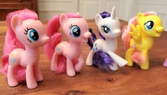Lot of 7 My Little Pony Brushable Hair 3.5″ Figures G4 2016