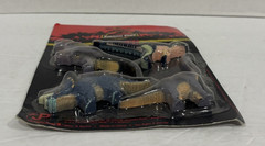 VTG 1992 JURASSIC PARK ERASERS Set of 4 Dinosaurs T Rex Triceratops *SEALED*NRFB