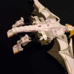 2003 Bandai Power Rangers Dino Thunder White Drago Zord Raptor Toy Rider White