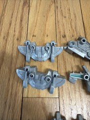 Vtg Bandai 1999 Power Rangers Lost Galaxy Armored Red Ranger Parts Weapons Lot