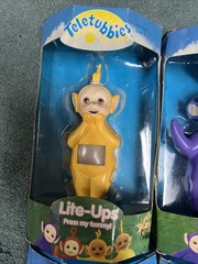 Vintage 1998 Teletubbies Lite-Ups Collectible Set Of 4 Yellow, Red Green,Purple