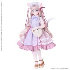 Azone Dreamin Mebae A Gift From M.k Black White Cat 22.5cm/8.8In 1/6 Full Set