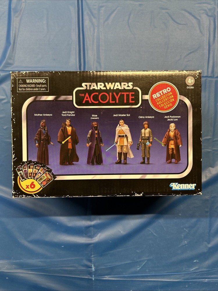 STAR WARS Retro Collection The Acolyte Multipack, 3.75 Inch Collectible Action F