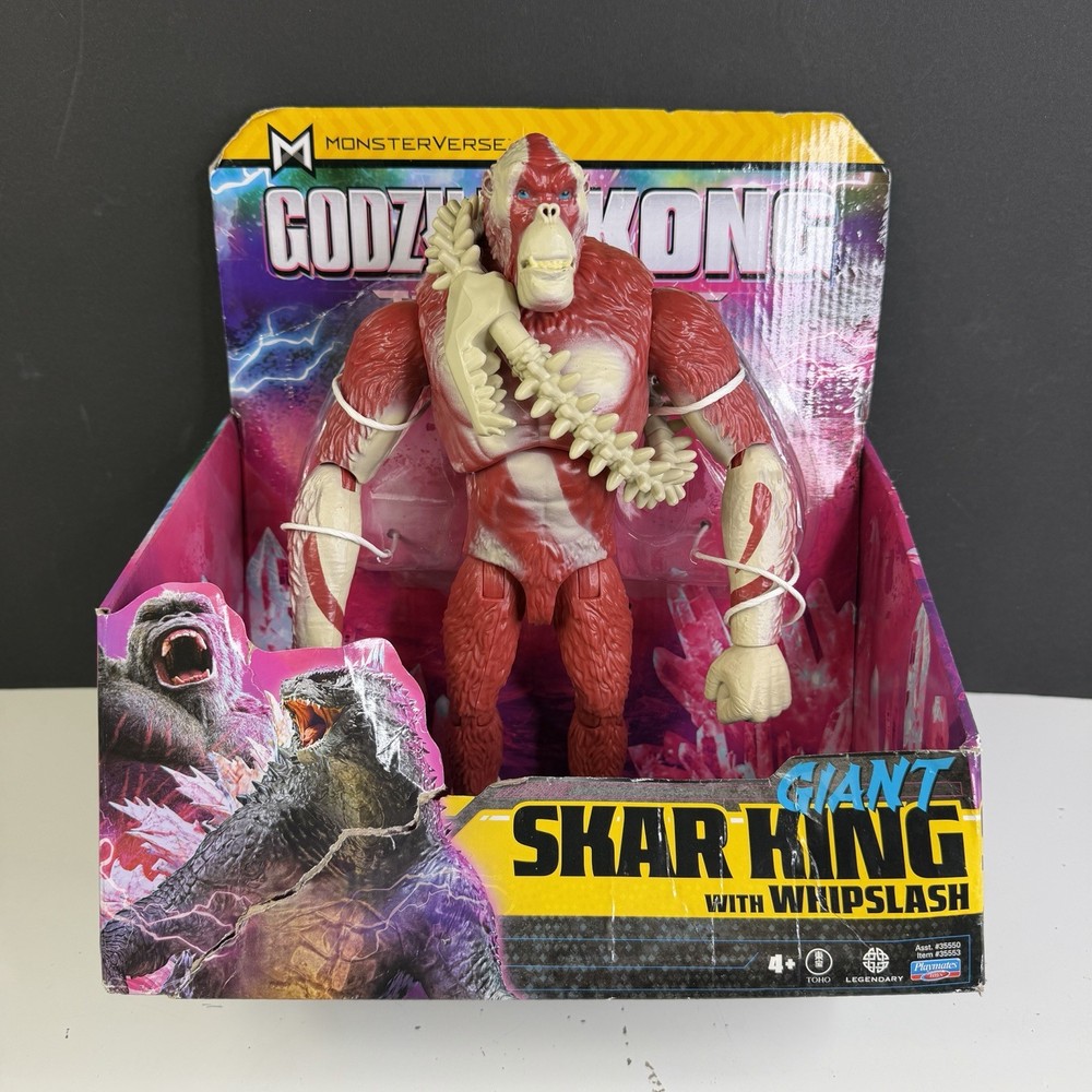 MonsterVerse Godzilla Kong The New Empire Giant Skar King Whiplash Playmates NEW
