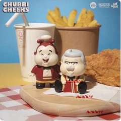 6pcs UNBOX CHUBBI CHEEKS Fast Food Friends Figure Limited Model Fashion Gift