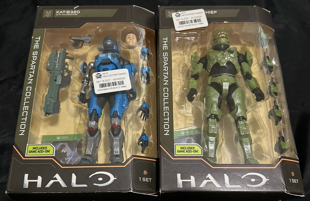 Halo The Spartan Collection KAT-B320 And Master Chief Series 1 (see desc)￼