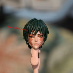 1/12 Jujutsu Kaisen Zenin Maki Head Carving For 6″Romankey SHF Figma Figure Body