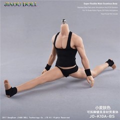 JIAOU DOLL 1/6 Male Rubber Seamless Body Lan Body Muscular 12″ Action Figure