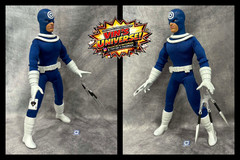 Custom 8″ Mego Daredevil foe Bullseye Action Figure Boxed