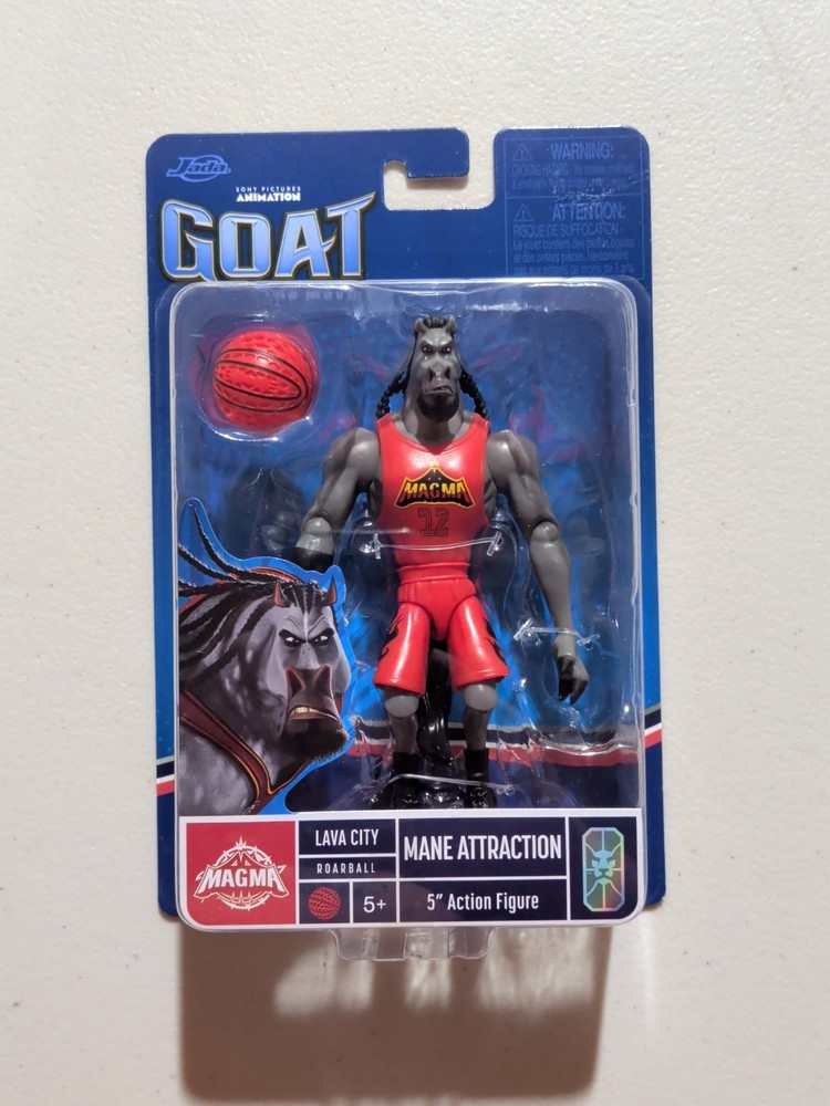 2026 Goat The Movie Mane Attraction 5″ Figure with Roarball Jada Toy NEW