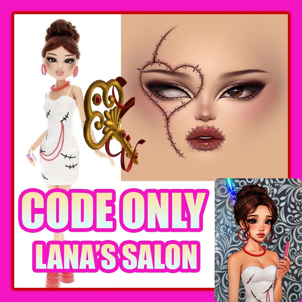 Dress To Impress *DLC CODE ONLY* 💅🏻 LANA’S SALON – Msg ASAP – DTI Fashion Doll