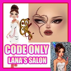 Dress To Impress *DLC CODE ONLY* 💅🏻 LANA’S SALON – Msg ASAP – DTI Fashion Doll