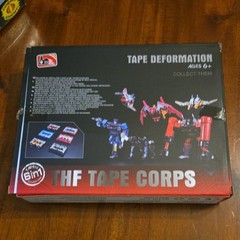 THF THF TAPE CORPS Transforming Robot Figure Set Dog, Multicolor Ages 6+