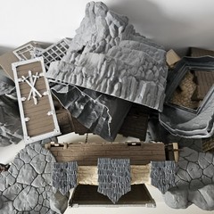 Schleich World of History Knights Castle 42102 Replacement Parts INCOMPLETE