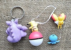 Lot Of 4 Pokemon Toy Figures 3″ Nidoking King Chain, 2″ Fennekun, 1″ Manaphy, 3″