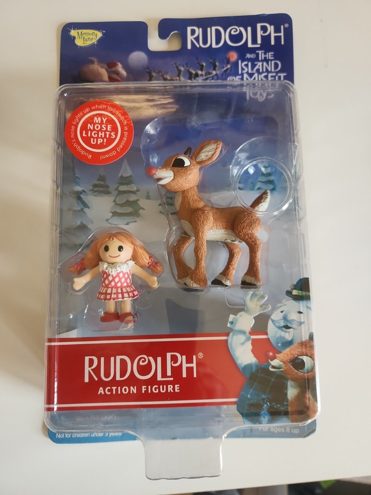 2001 Playing Mantis Rudolph and the Island of Misfit Toys Action Figure Sealed