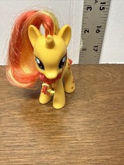 My Little Pony G4 Sunset Shimmer w/ Necklace Cutie Mark Magic 2014 FIM 3″