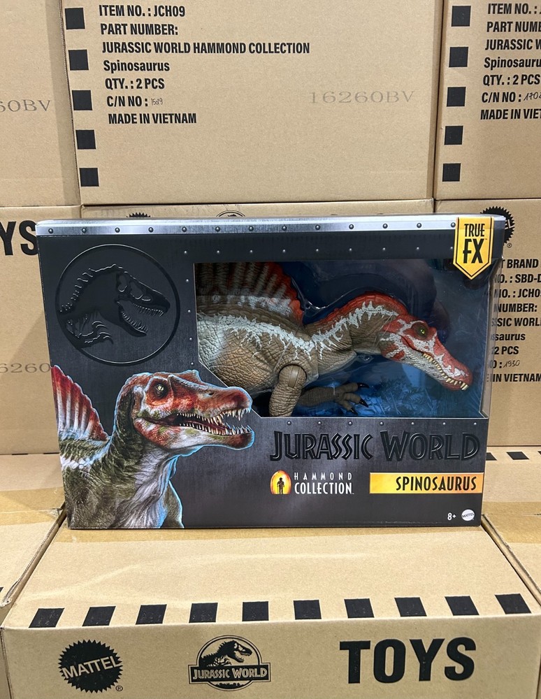Mattel Jurassic World Hammond Collection Spinosaurus Figure JCH09 CASE FRESH