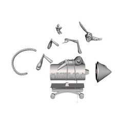 Wile E. Coyote and the Road Runner 3D Printed DIY Model kits
