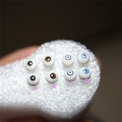 1/6 Female Head Carved Changable Eyeballs Model 5mm Figure Accessories