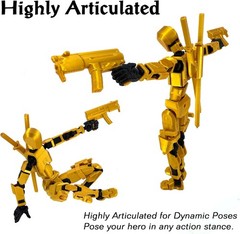 Robot Action Figure 3D Printed – Lucky 13 Collection//