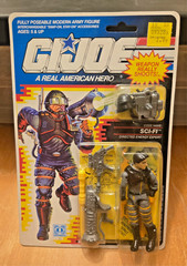 Vintage 1991 Hasbro GI Joe Sci-Fi Directed Energy Expert MOC Nice