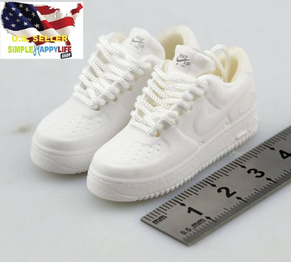 1/6 casual white sneakers shoes for 12″ male figure hot toys phicen ❶USA❶