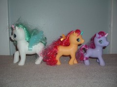 10 My Little Ponies Various Sizes Large To SMALL Vintage 1981-82 LOT MLP W/WINGS