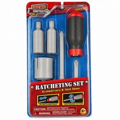 Jakks Pacific Real Construction Ratcheting Driver Set Toy Ages 6+ New Sealed