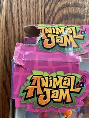 Animal Jam Figures WildWorks Jazwares Plush Tin Sparkle Tiger Dress Up Friends
