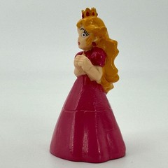 Vintage 1989 Princess Peach Applause PVC Toy/cake topper- Super Mario Bros.