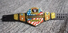 Mattel Elite WWE United States Championship Title Belt Shiny US Flag Ultimate