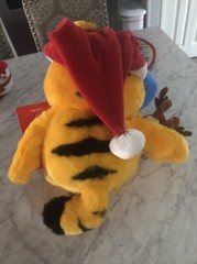 Garfield & Odie Macy’s 25 Years Christmas Plush Cat Dog 18″ Book Included