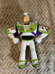 Buzz Lightyear Talking Figure Thinkway Disney Pixar Wings Pop Open