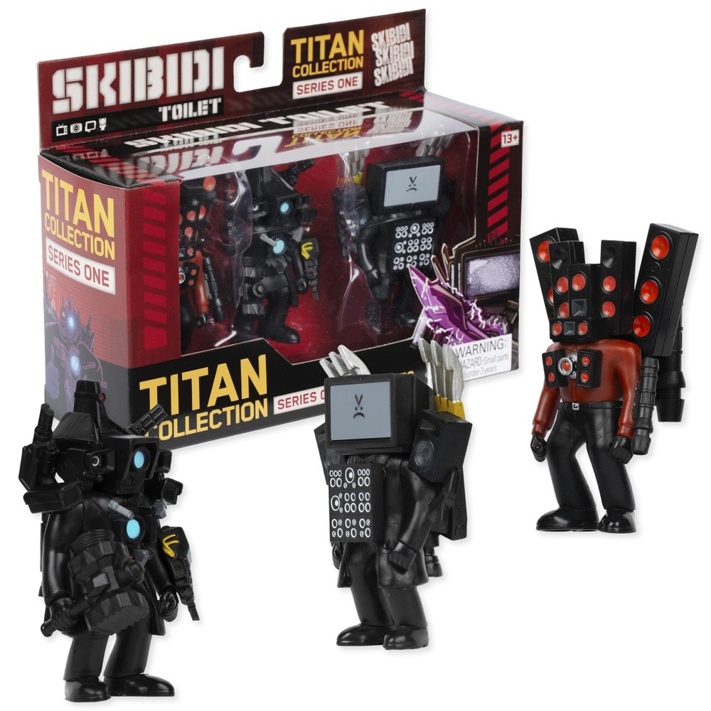 Titan 3 Pack – All- Collectibles, Officially Licensed Toilet Merch