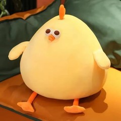 Funny Fat Chicken Plush Toy Soft Stuffed Animal Pillow Cute Gift Kids