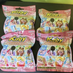 Bandai Kirby Copy Ability Figure Collection Figurine, Gashapon Capsule lot of 4
