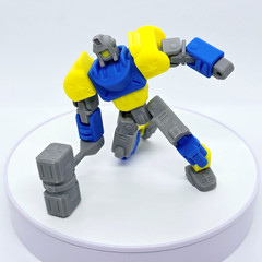 Paladin | Robot Mech Action Figure | 3D Printed Humanoid Articulated Toy