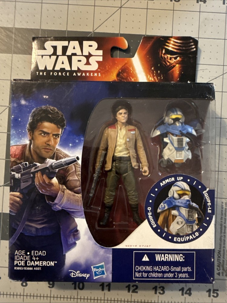 Hasbro Star Wars Poe Dameron Armor-Up Force Awakens 3.75″ Action Figure